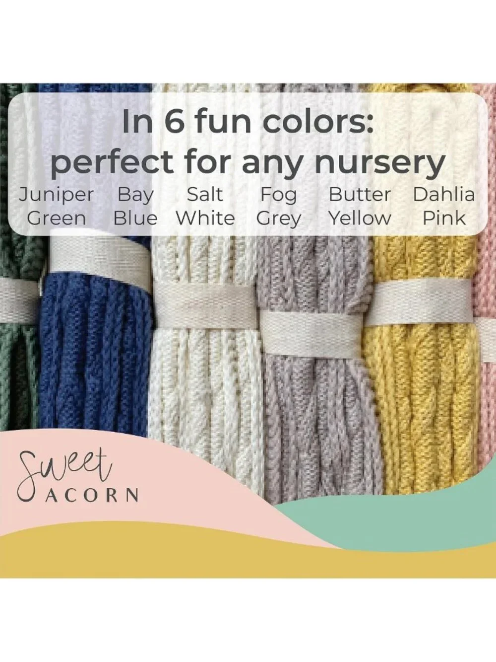 Elegant Knit Baby Blanket, Organic Cotton Crib & Stroller Blanket, Juniper Green